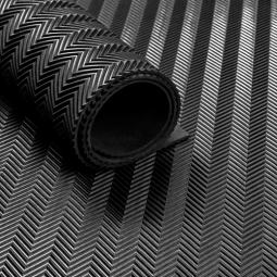 Rubber Matting Fishbone design